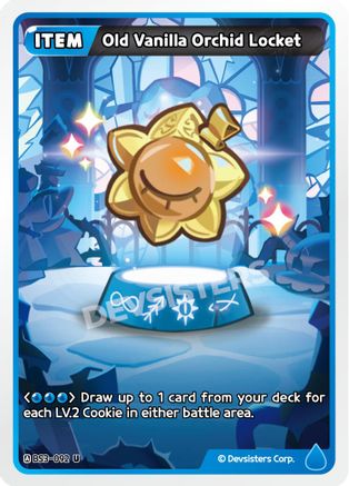 Image of Old Vanilla Orchid Locket (BS3-092) - Age of Heroes and Kingdoms