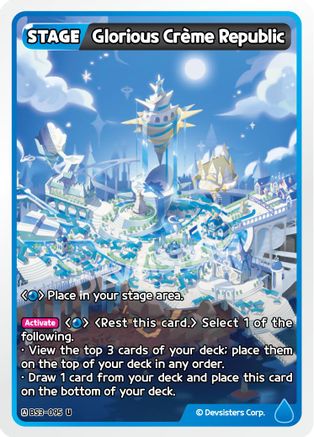 Image of Glorious Creme Republic (BS3-095) - Age of Heroes and Kingdoms