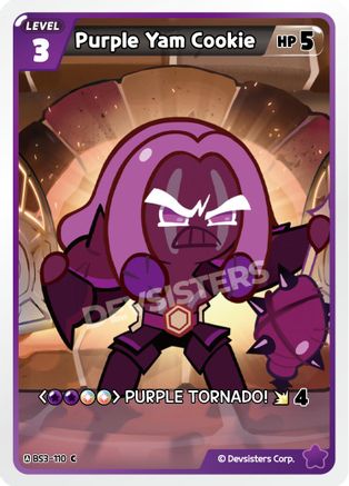 Image of Purple Yam Cookie (BS3-110) - Age of Heroes and Kingdoms