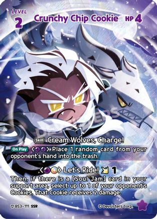 Image of Crunchy Chip Cookie (SSR) (BS3-111) - Age of Heroes and Kingdoms Foil