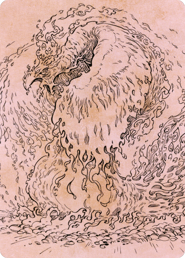 Image of Nemesis Phoenix // Nemesis Phoenix (ACLB-056) - Battle for Baldur's Gate Art Series (Borderless) Foil