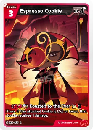 Image of Espresso Cookie (009) (BS4-009) - Age of Heroes and Kingdoms