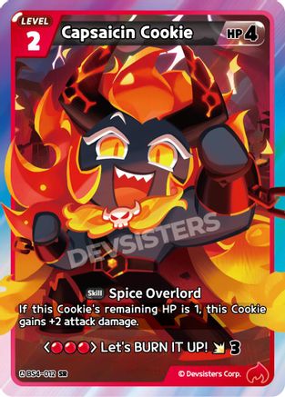 Image of Capsaicin Cookie (012) (BS4-012) - Age of Heroes and Kingdoms Foil