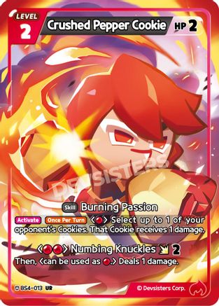 Image of Crushed Pepper Cookie (BS4-013) - Age of Heroes and Kingdoms Foil