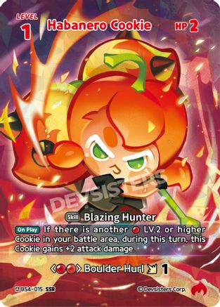 Image of Habanero Cookie (SSR) (BS4-015) - Age of Heroes and Kingdoms Foil