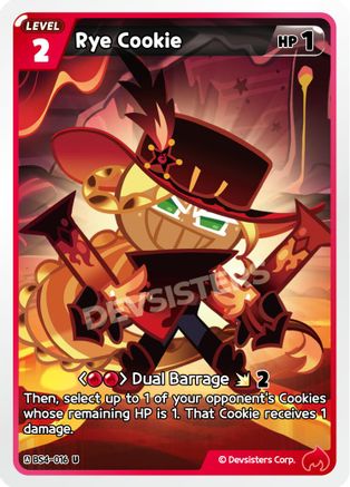 Image of Rye Cookie (BS4-016) - Age of Heroes and Kingdoms