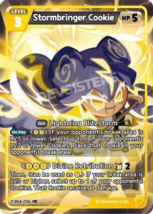 Image of Stormbringer Cookie (BS4-026) - Age of Heroes and Kingdoms Foil
