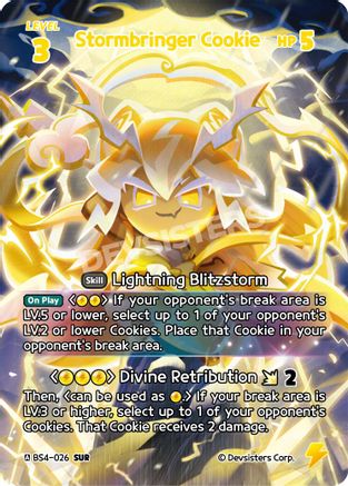 Image of Stormbringer Cookie (SUR) (BS4-026) - Age of Heroes and Kingdoms Foil