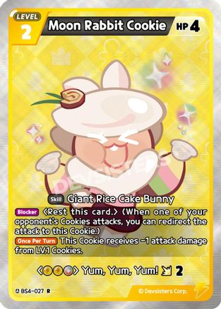 Image of Moon Rabbit Cookie (027) (BS4-027) - Age of Heroes and Kingdoms Foil