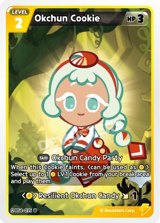 Image of Okchun Cookie (BS4-035) - Age of Heroes and Kingdoms