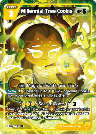 Image of Millennial Tree Cookie (BS4-038) - Age of Heroes and Kingdoms Foil