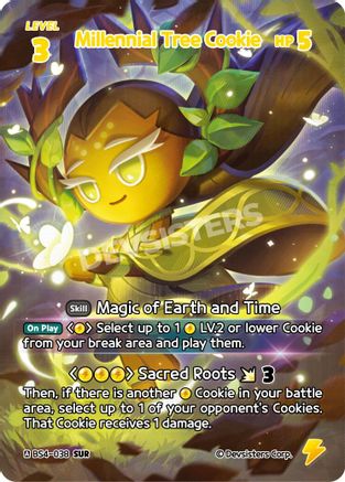 Image of Millennial Tree Cookie (SUR) (BS4-038) - Age of Heroes and Kingdoms Foil