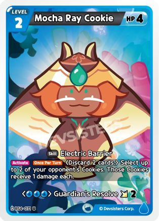 Image of Mocha Ray Cookie (BS4-071) - Age of Heroes and Kingdoms