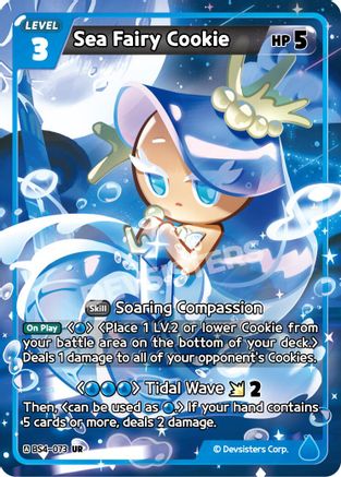 Image of Sea Fairy Cookie (BS4-073) - Age of Heroes and Kingdoms Foil