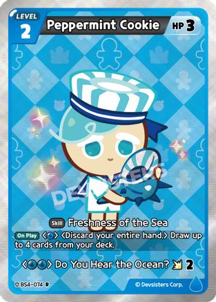 Image of Peppermint Cookie (BS4-074) - Age of Heroes and Kingdoms Foil