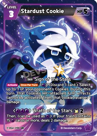 Image of Stardust Cookie (098) (BS4-098) - Age of Heroes and Kingdoms Foil