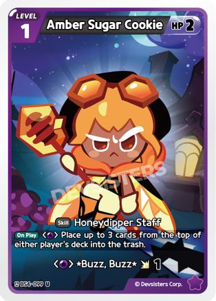Image of Amber Sugar Cookie (BS4-099) - Age of Heroes and Kingdoms