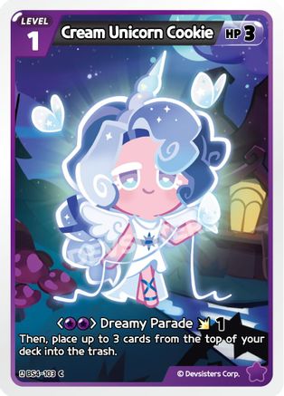 Image of Cream Unicorn Cookie (BS4-103) - Age of Heroes and Kingdoms