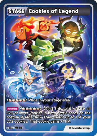 Image of Cookies of Legend (BS4-111) - Age of Heroes and Kingdoms Foil