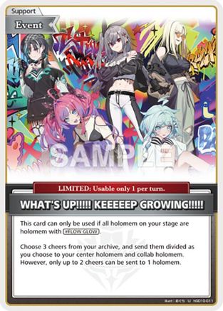 Image of WHAT'S UP!!!!! KEEEEEP GROWING!!!!! (U) (hSD10-011) - Ayakashi Vermilion