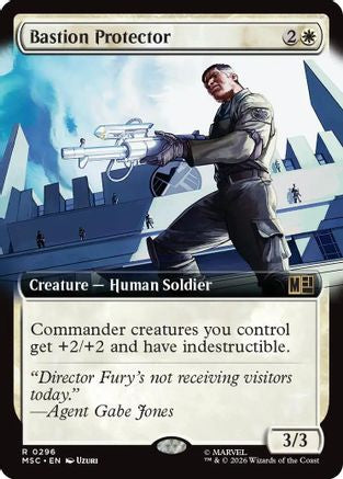 Image of Bastion Protector (Extended Art) (MSC-296) - Commander: Marvel Super Heroes Foil