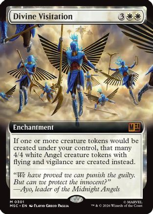 Image of Divine Visitation (Extended Art) (MSC-301) - Commander: Marvel Super Heroes Foil