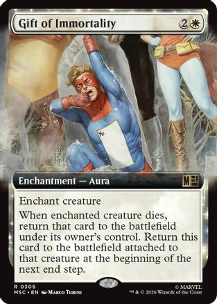 Image of Gift of Immortality (Extended Art) (MSC-306) - Commander: Marvel Super Heroes Foil