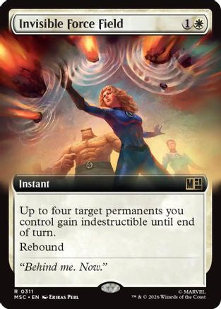 Image of Invisible Force Field (Extended Art) (MSC-311) - Commander: Marvel Super Heroes Foil