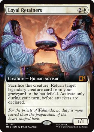 Image of Loyal Retainers (Extended Art) (MSC-313) - Commander: Marvel Super Heroes