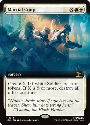 Image of Martial Coup (Extended Art) (MSC-314) - Commander: Marvel Super Heroes