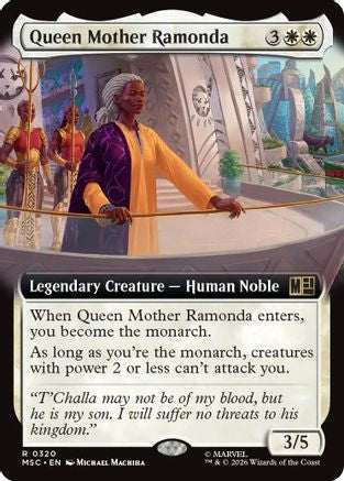 Image of Queen Mother Ramonda (Extended Art) (MSC-320) - Commander: Marvel Super Heroes