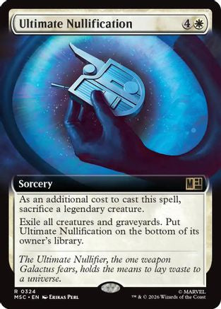 Image of Ultimate Nullification (Extended Art) (MSC-324) - Commander: Marvel Super Heroes Foil