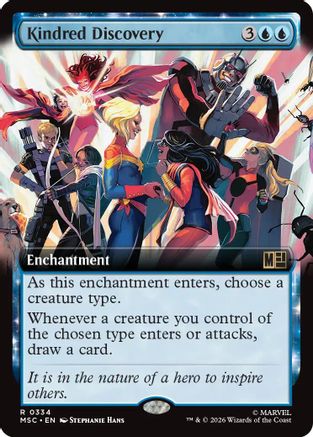 Image of Kindred Discovery (Extended Art) (MSC-334) - Commander: Marvel Super Heroes