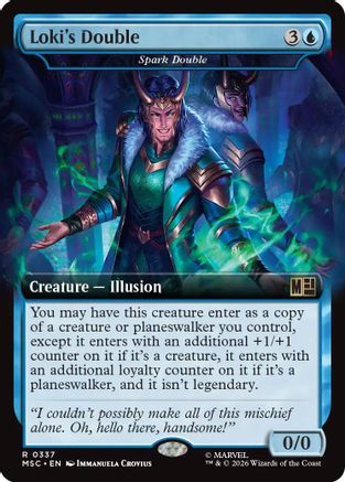 Image of Loki's Double - Spark Double (Extended Art) (MSC-337) - Commander: Marvel Super Heroes