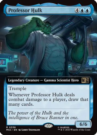 Image of Professor Hulk (Extended Art) (MSC-338) - Commander: Marvel Super Heroes