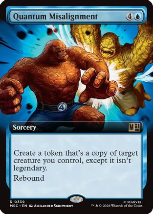 Image of Quantum Misalignment (Extended Art) (MSC-339) - Commander: Marvel Super Heroes Foil