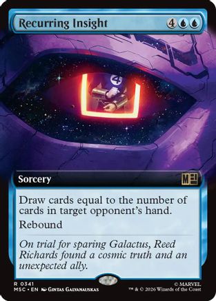 Image of Recurring Insight (Extended Art) (MSC-341) - Commander: Marvel Super Heroes