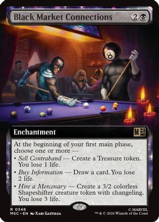 Image of Black Market Connections (Extended Art) (MSC-346) - Commander: Marvel Super Heroes