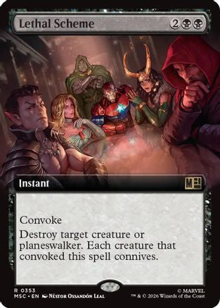 Image of Lethal Scheme (Extended Art) (MSC-353) - Commander: Marvel Super Heroes