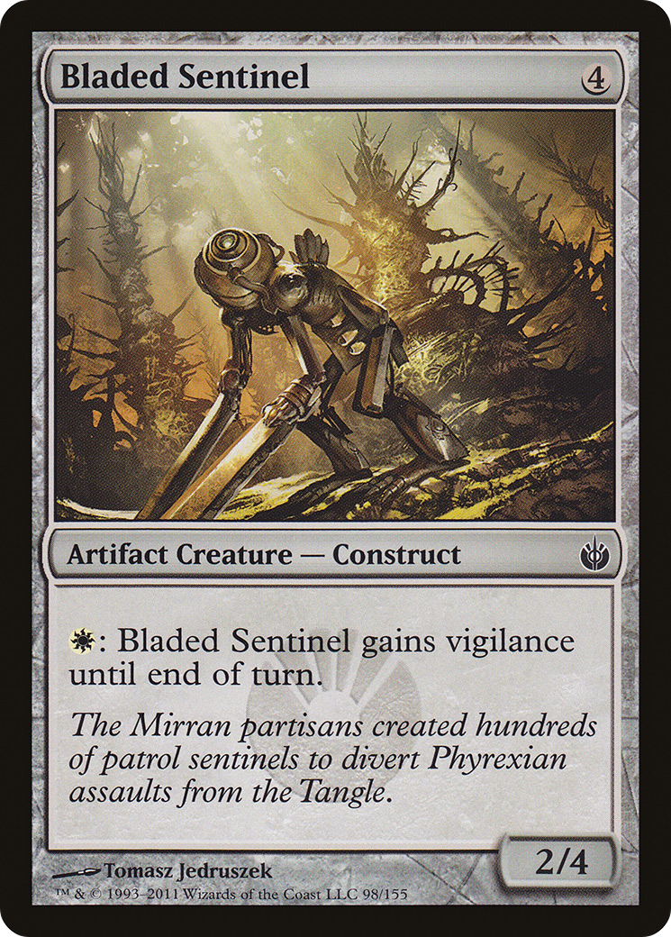 Image of Bladed Sentinel (MBS-098) - Mirrodin Besieged