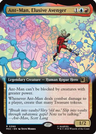 Image of Ant-Man, Elusive Avenger (Extended Art) (MSC-390) - Commander: Marvel Super Heroes