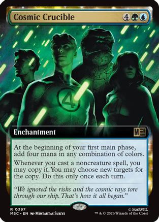 Image of Cosmic Crucible (Extended Art) (MSC-397) - Commander: Marvel Super Heroes