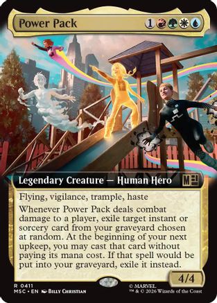 Image of Power Pack (Extended Art) (MSC-411) - Commander: Marvel Super Heroes