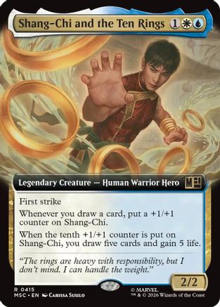 Image of Shang-Chi and the Ten Rings (Extended Art) (MSC-415) - Commander: Marvel Super Heroes