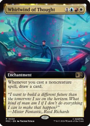 Image of Whirlwind of Thought (Extended Art) (MSC-424) - Commander: Marvel Super Heroes