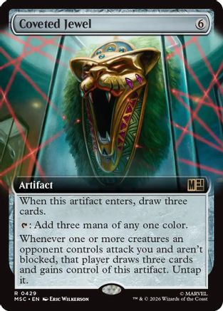 Image of Coveted Jewel (Extended Art) (MSC-429) - Commander: Marvel Super Heroes Foil
