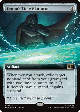 Image of Doom's Time Platform (Extended Art) (MSC-431) - Commander: Marvel Super Heroes
