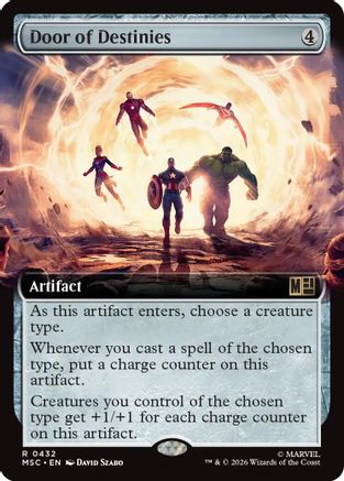 Image of Door of Destinies (Extended Art) (MSC-432) - Commander: Marvel Super Heroes