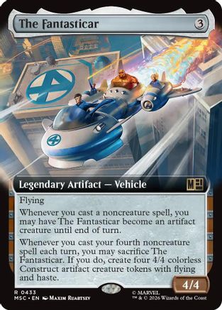 Image of The Fantasticar (Extended Art) (MSC-433) - Commander: Marvel Super Heroes