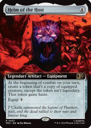 Image of Helm of the Host (Extended Art) (MSC-437) - Commander: Marvel Super Heroes